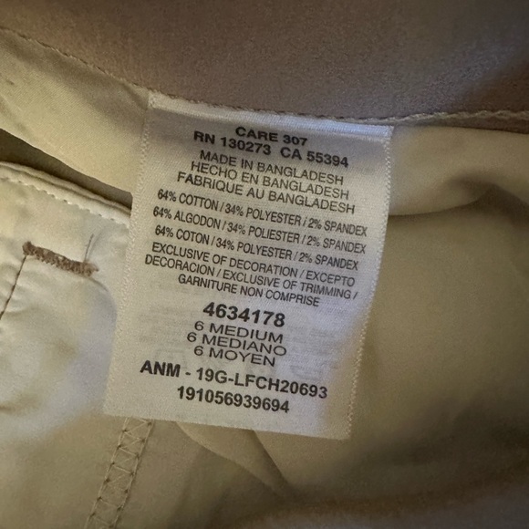 Lee straight leg mid rise flex motion slacks - Picture 2 of 5